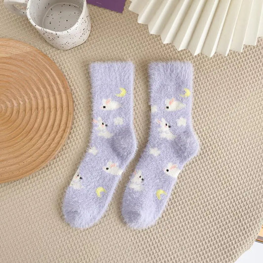 Mink Plush Thick Winter Socks