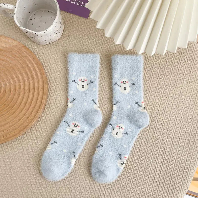 Mink Plush Thick Winter Socks